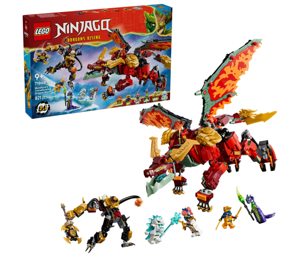 LEGO NINJAGO 71868 Transformujący smoczy Mech Wyldfyre - 1529847 - zdjęcie 2